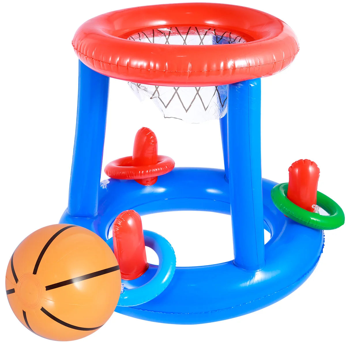 Opblaasbare basketbalring waterspel