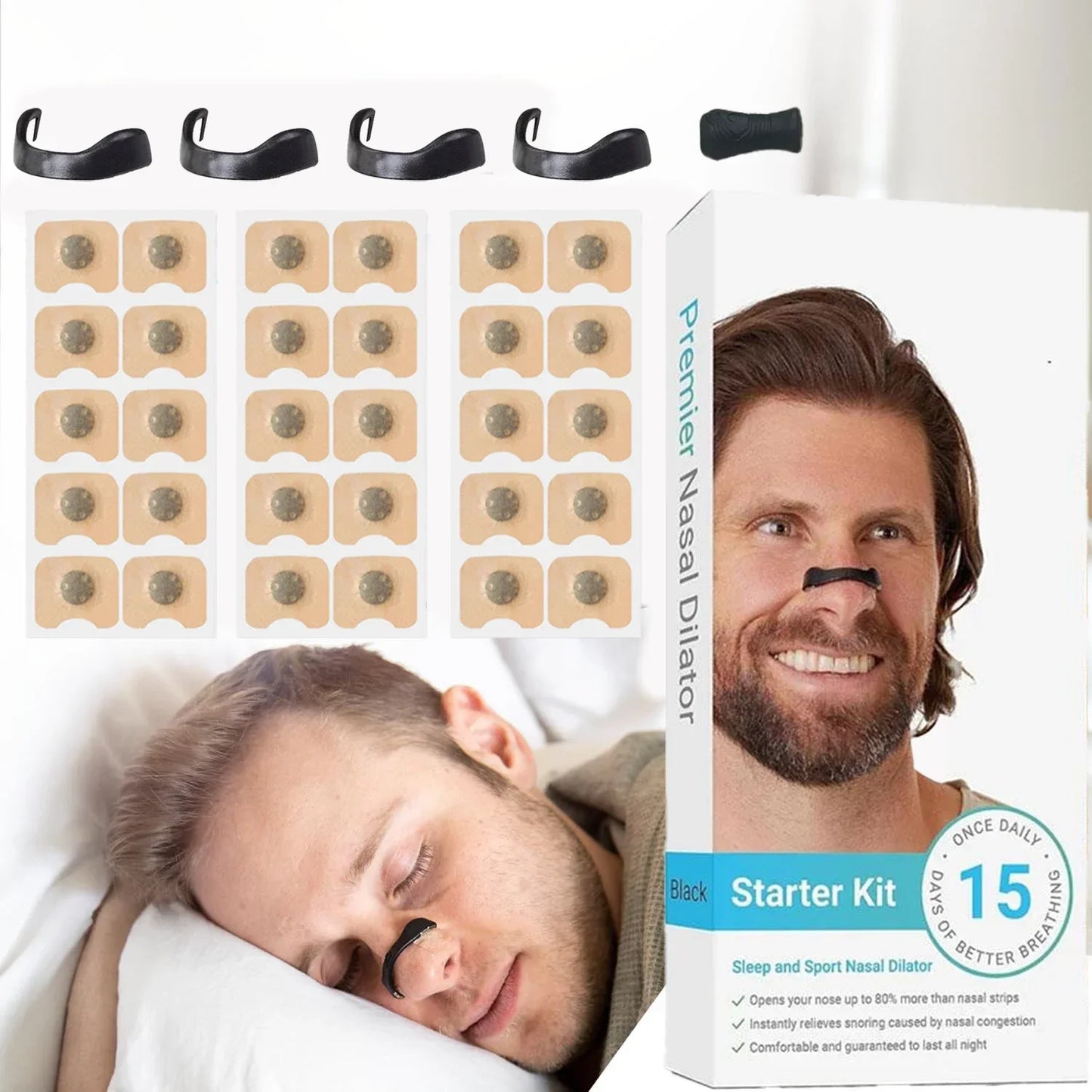 15x Magnetische Neusclips voor Meer Zuurstof en Energie