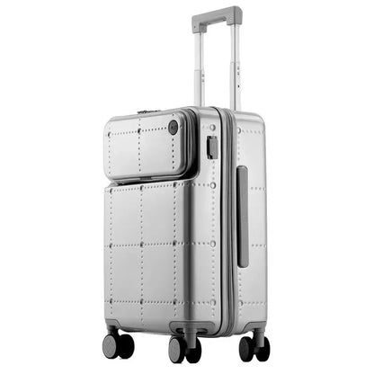 Premium Reiskoffer met USB & Bekerhouder