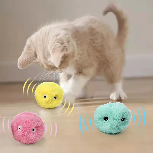 Interactieve Elektrische Kattenbal met Geluid