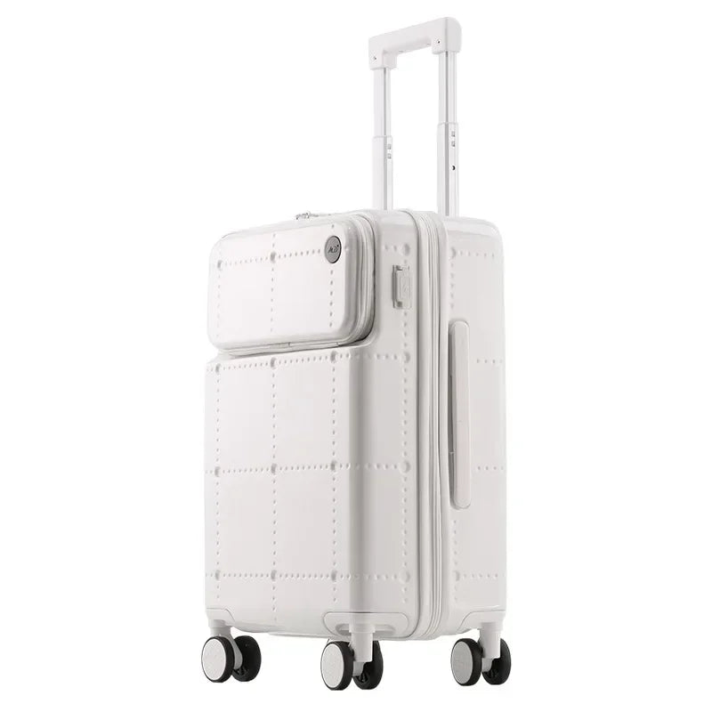 Premium Reiskoffer met USB & Bekerhouder