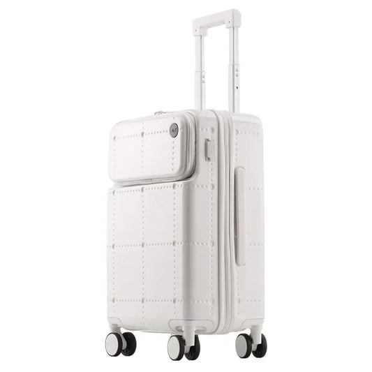 Premium Reiskoffer met USB & Bekerhouder