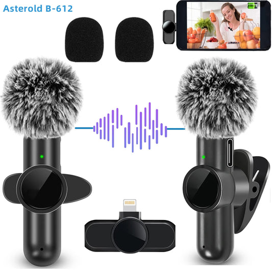 Draadloze Lavalier Microfoon Noise Cancelling