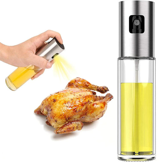Olijfolie Sproeier Glazen Fles voor Koken, BBQ en Salades