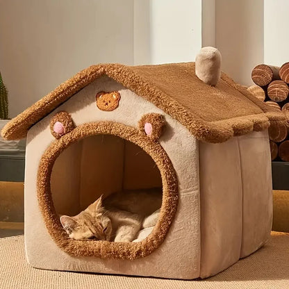 Opvouwbaar wasbaar huisdierenhuis Kat en Hond