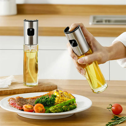 Olijfolie Sproeier Glazen Fles voor Koken, BBQ en Salades