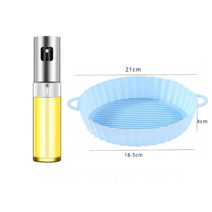 Olijfolie Sproeier Glazen Fles voor Koken, BBQ en Salades