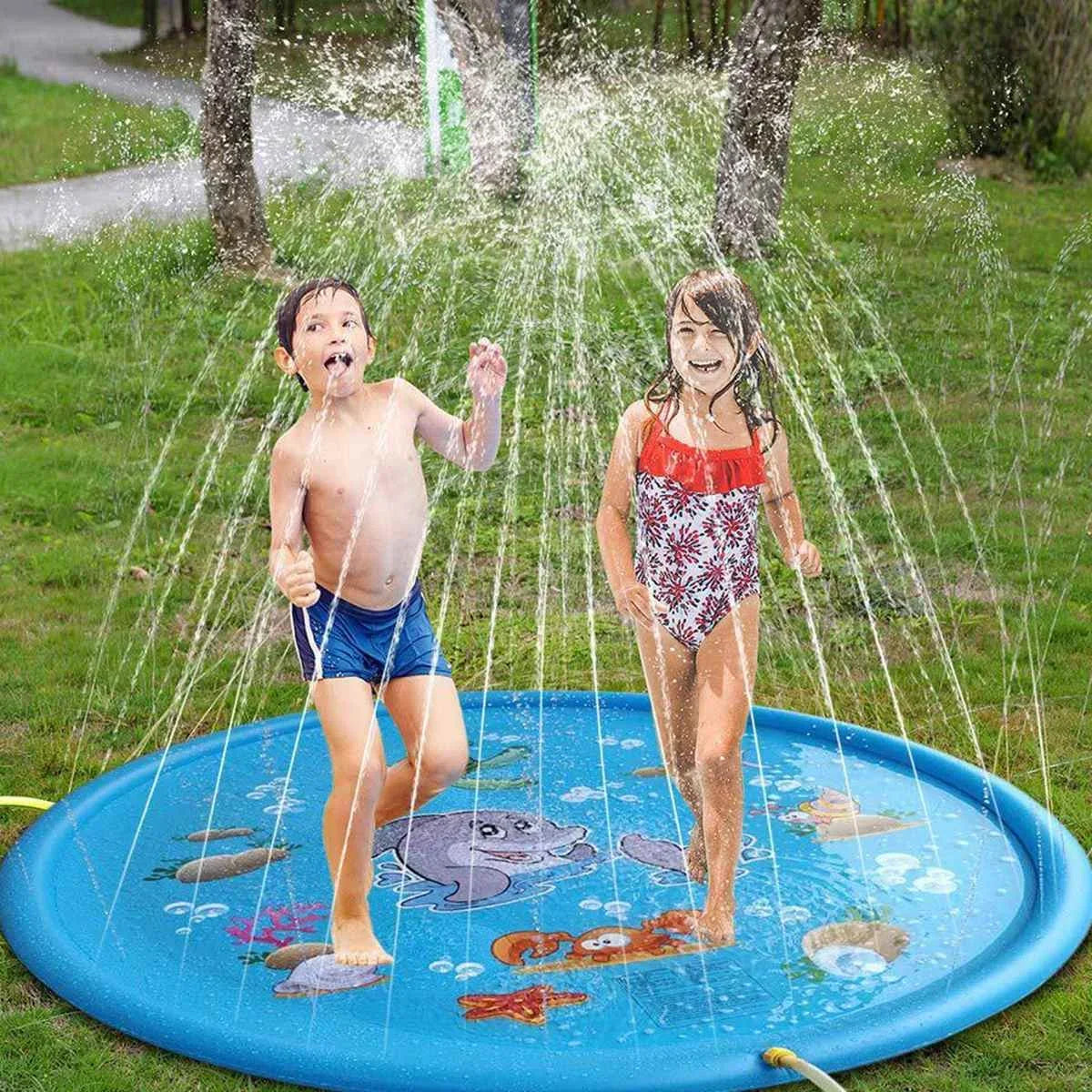Opblaasbare waterspeelmat