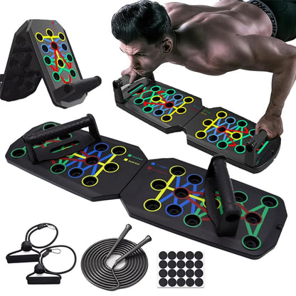 Multifunctioneel Push-up Bord voor Borst, Buik, Armen en Rug