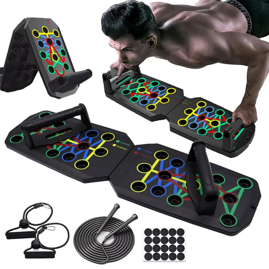 Multifunctioneel Push-up Bord voor Borst, Buik, Armen en Rug