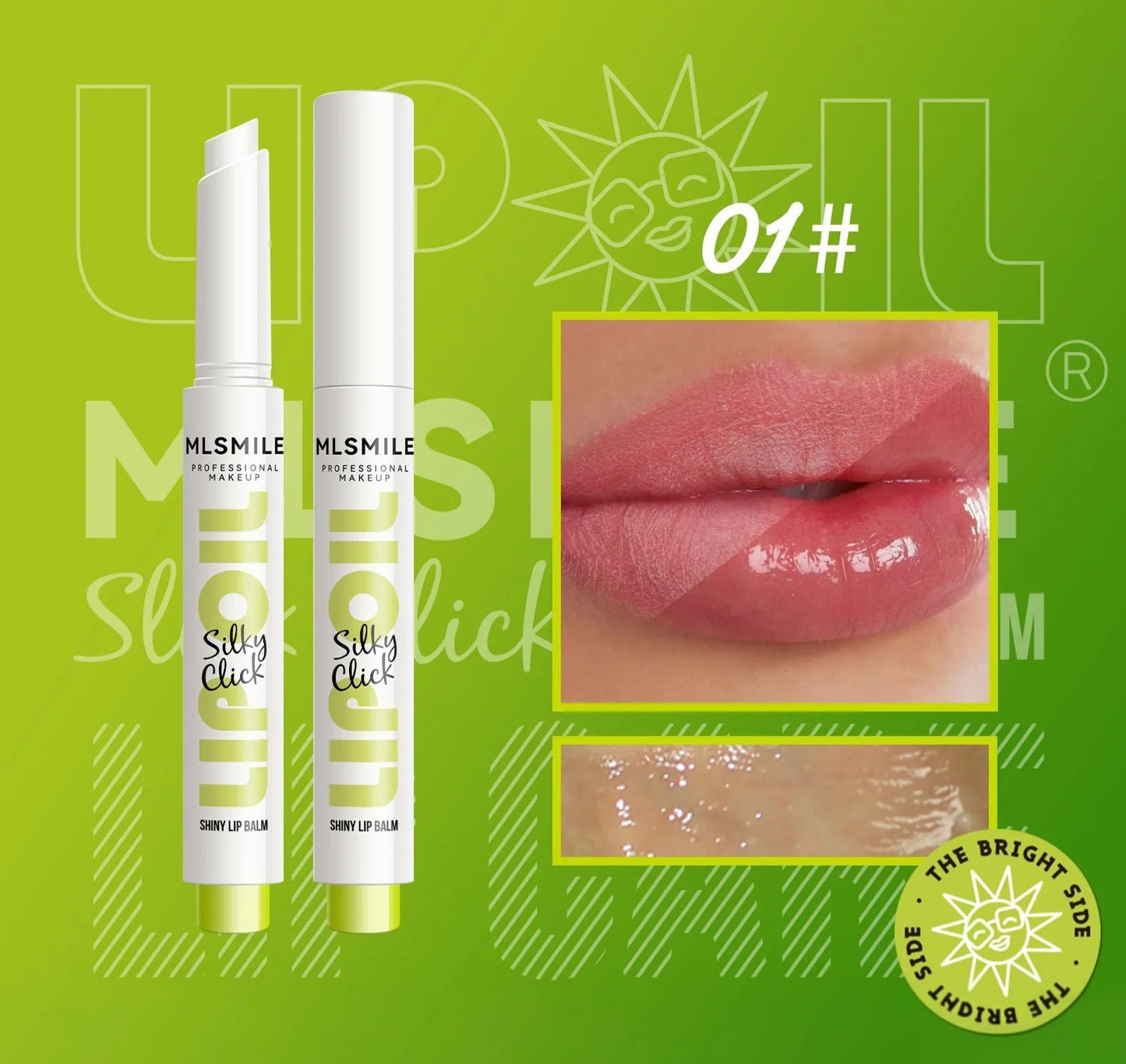 MLSMILE Multikleuren Zijdezachte Klik Lippenbalsem