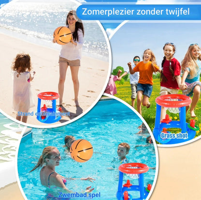 Opblaasbare basketbalring waterspel