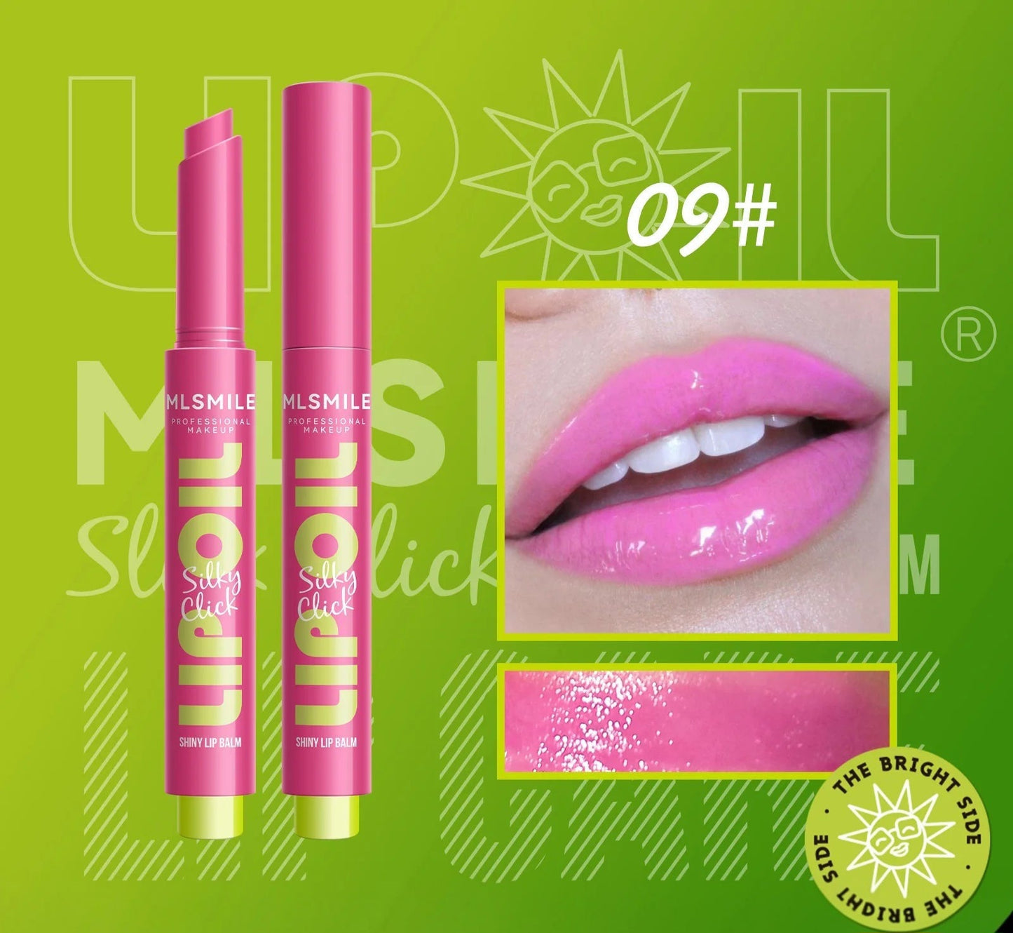 MLSMILE Multikleuren Zijdezachte Klik Lippenbalsem