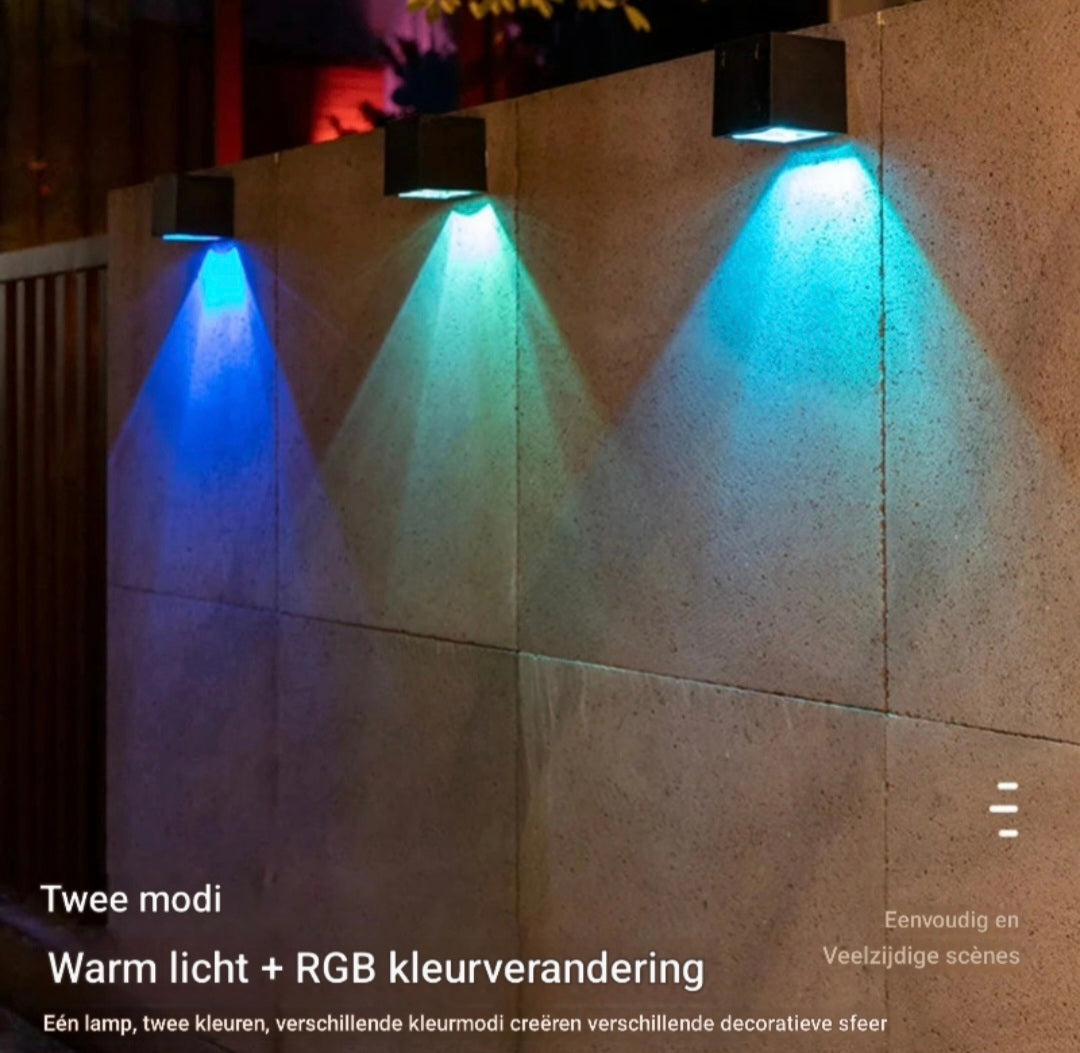 LED Solar Wandlamp verlichting voor buiten