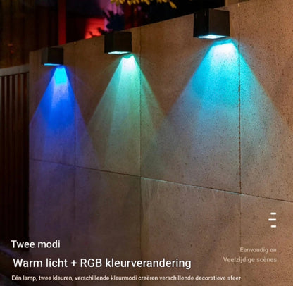 LED Solar Wandlamp verlichting voor buiten