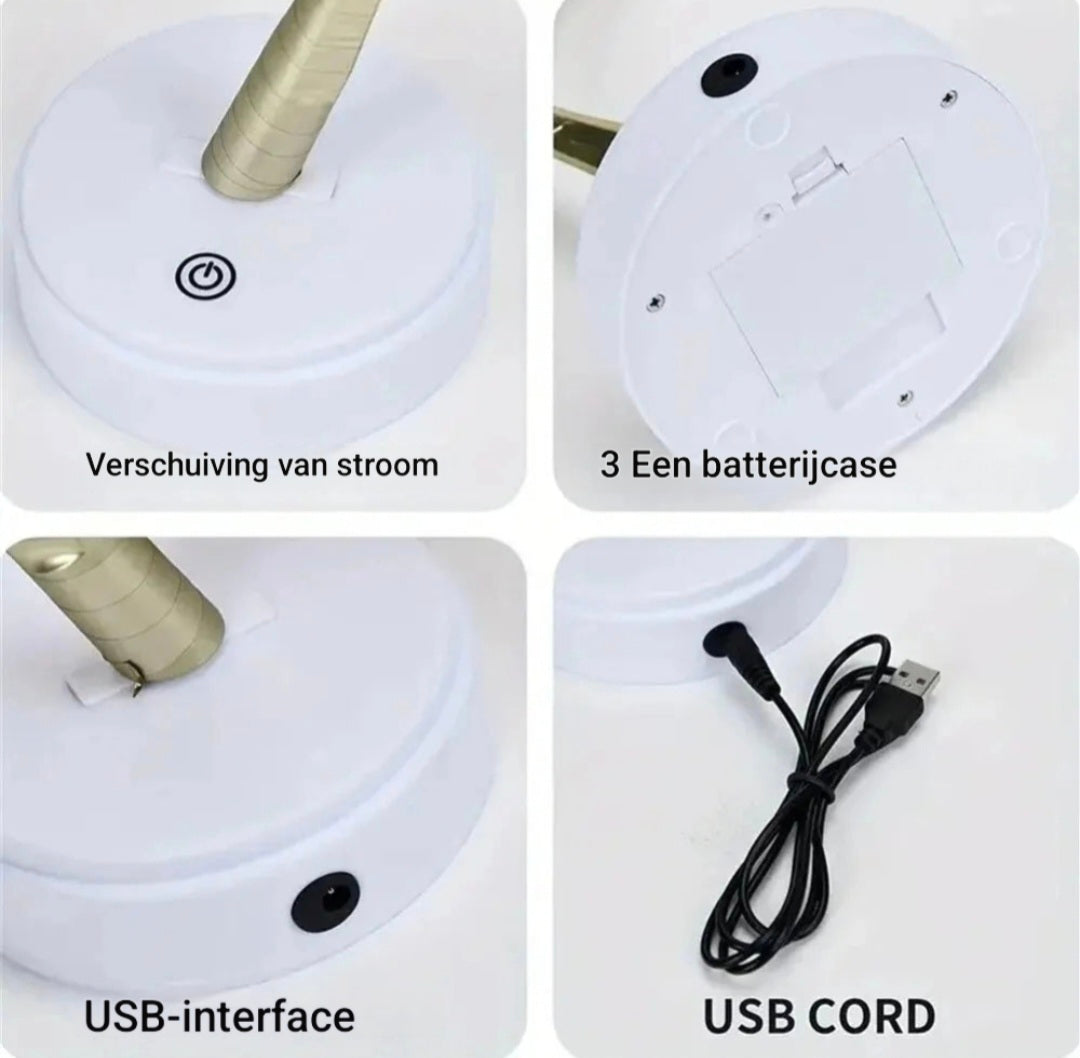 LED Rozenblad Tafellamp