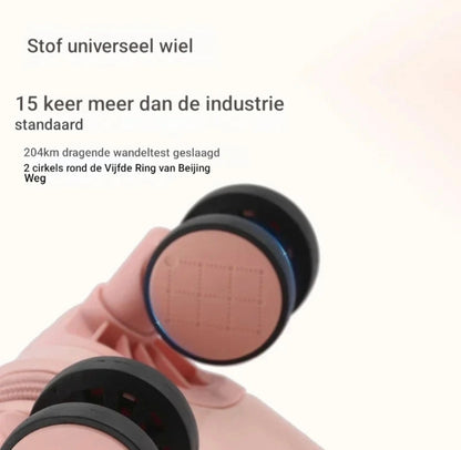 Premium Reiskoffer met USB & Bekerhouder
