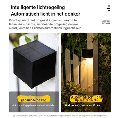 LED Solar Wandlamp verlichting voor buiten