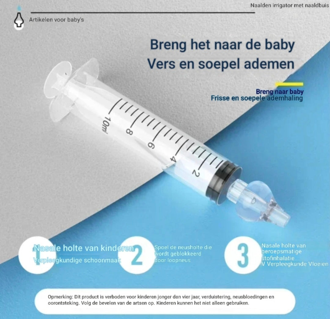 Zacht & Herbruikbare Neusreiniger voor Baby’s
