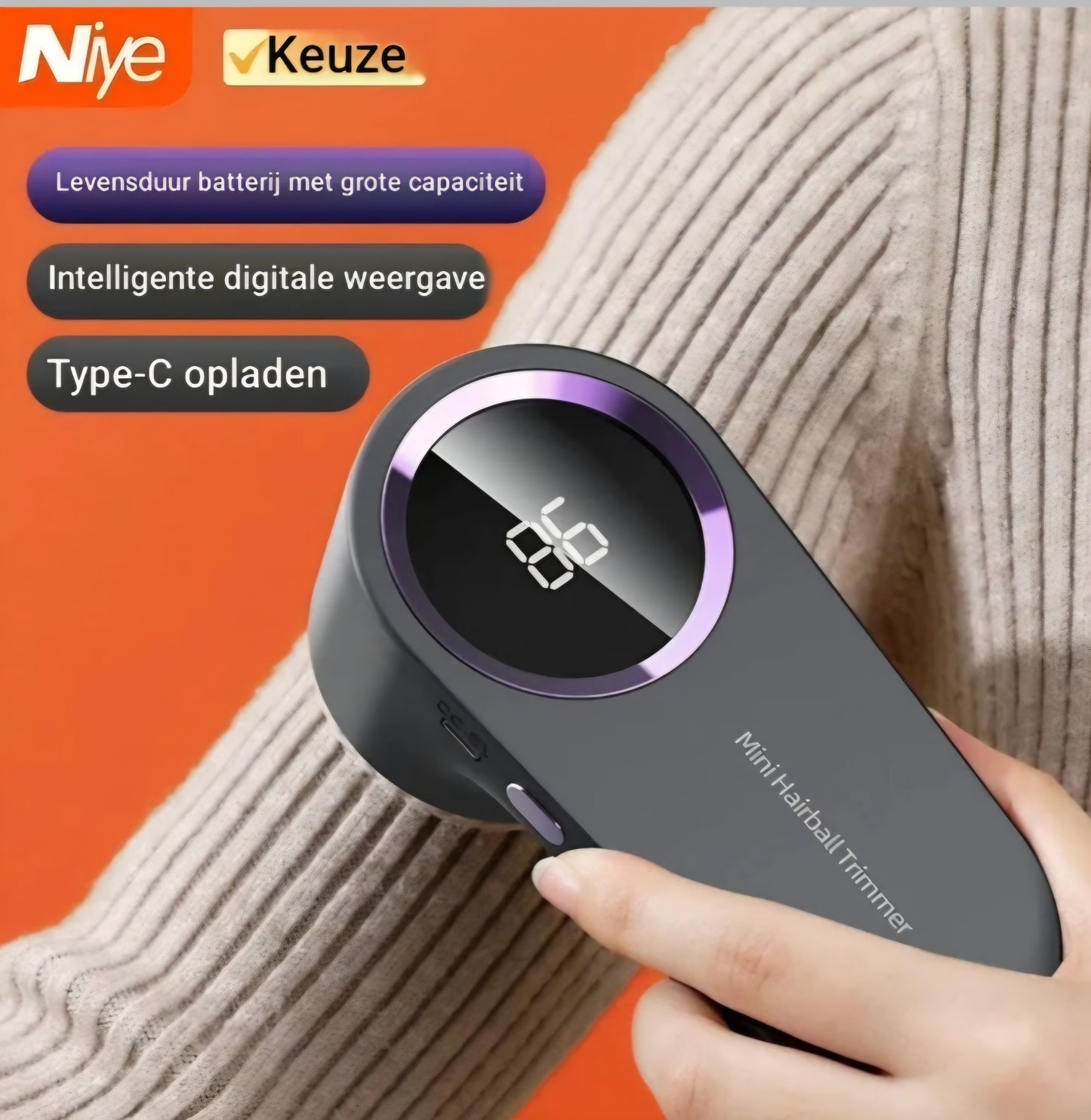 Krachtige Pluisverwijderaar