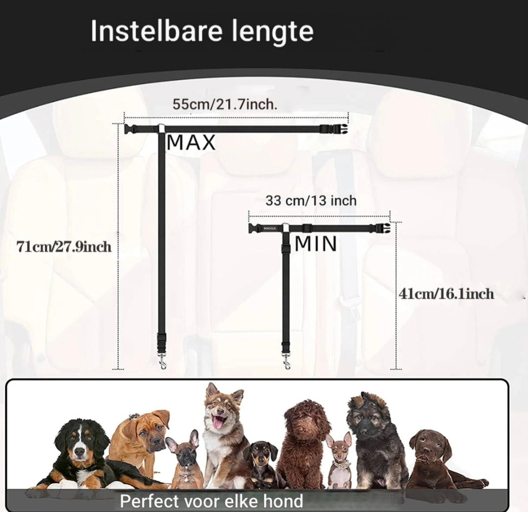 Veiligheidsgordel voor Honden en Katten