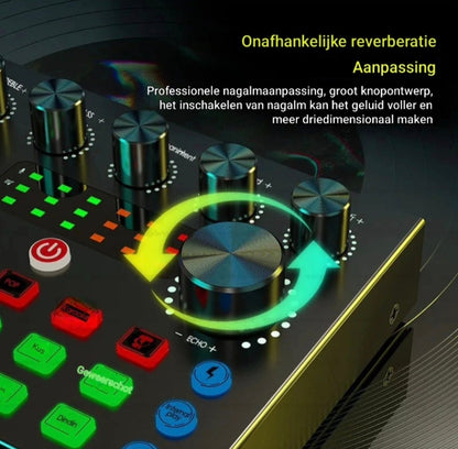 V8S Audio Mixer met Voice Changer