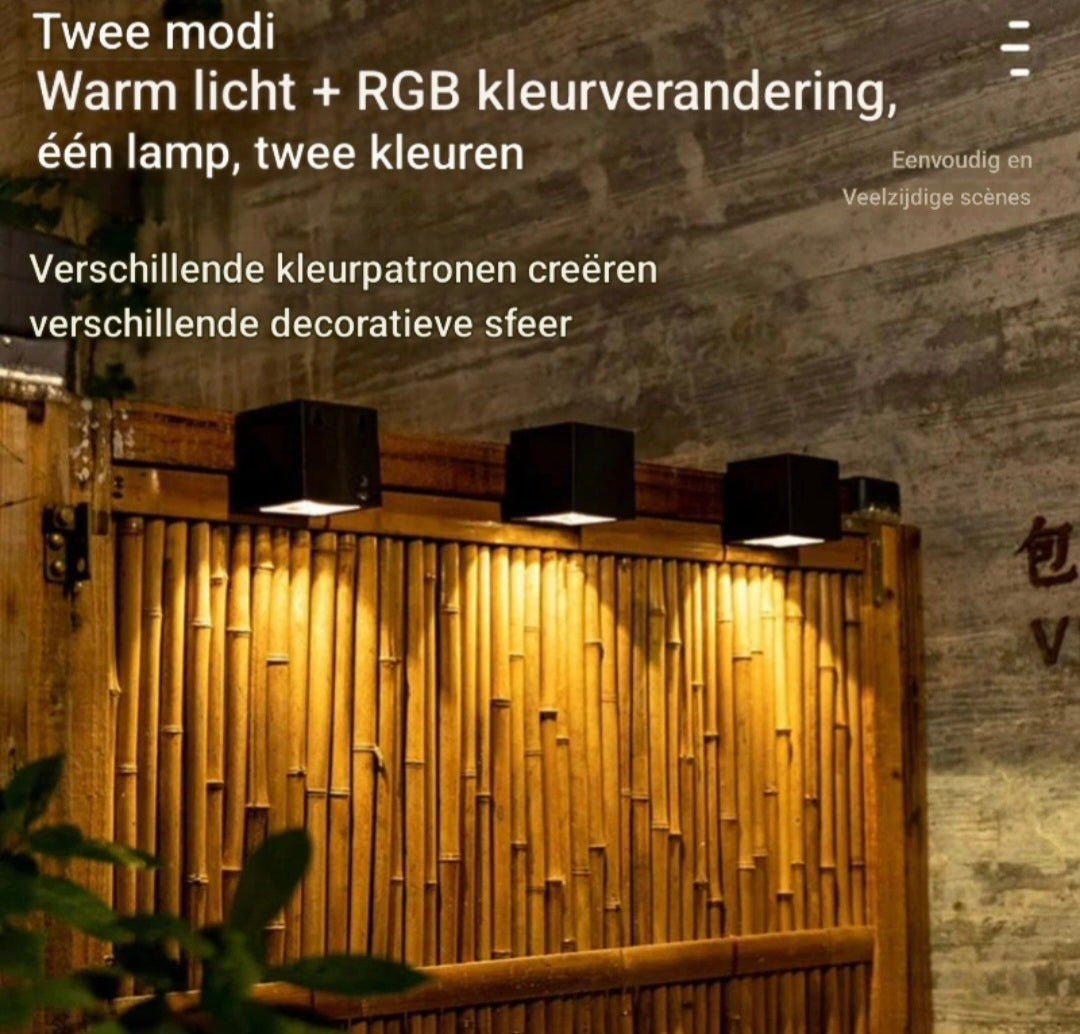 LED Solar Wandlamp verlichting voor buiten