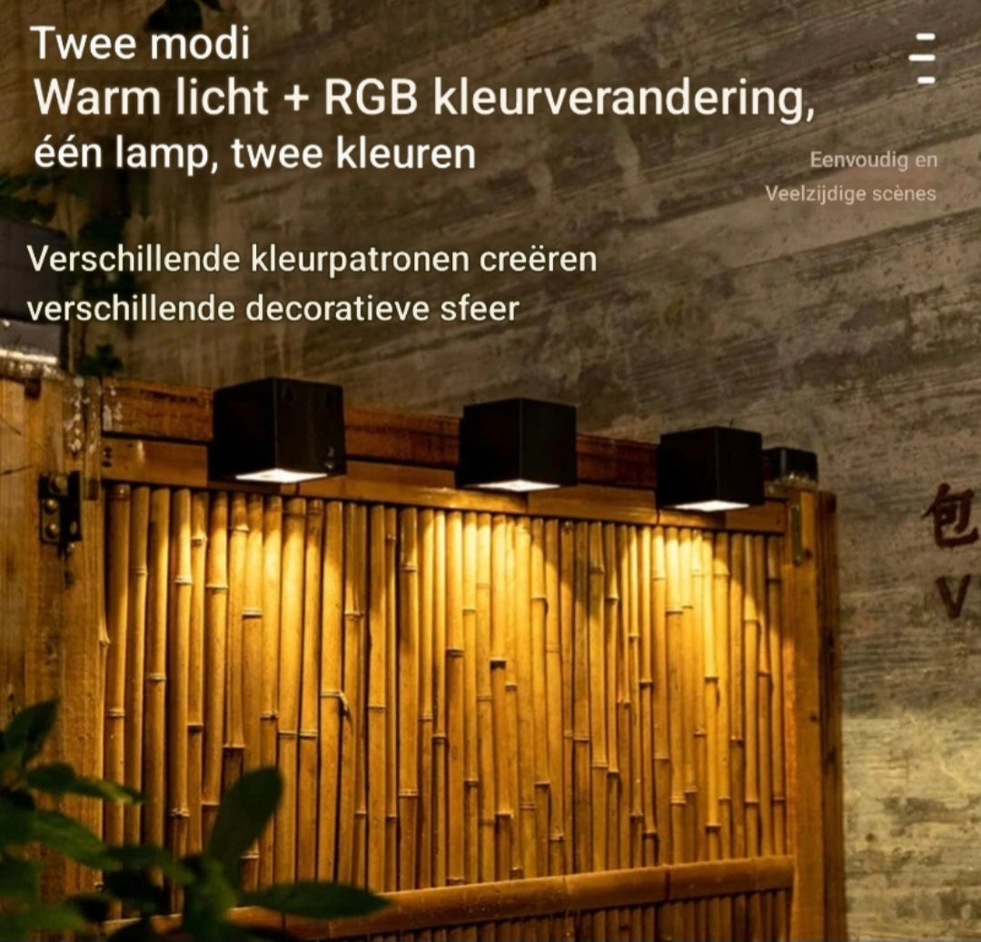 LED Solar Wandlamp verlichting voor buiten