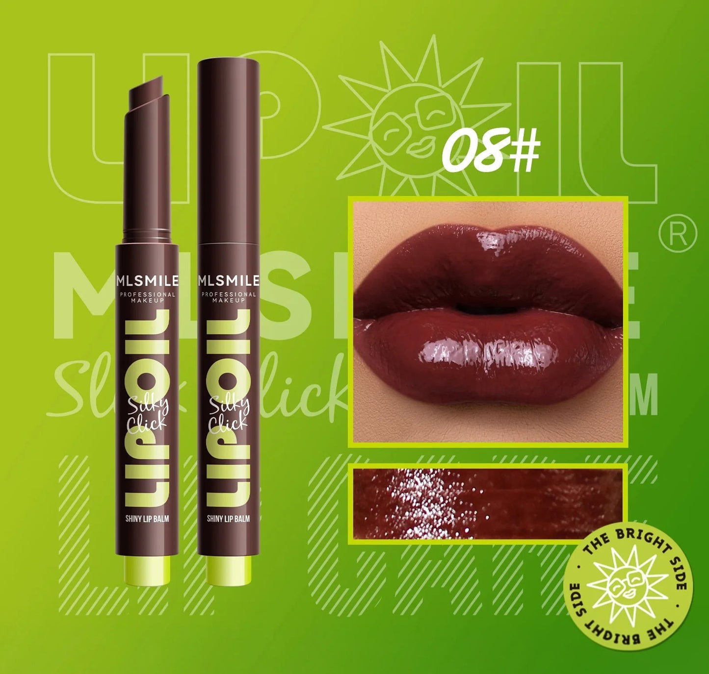 MLSMILE Multikleuren Zijdezachte Klik Lippenbalsem