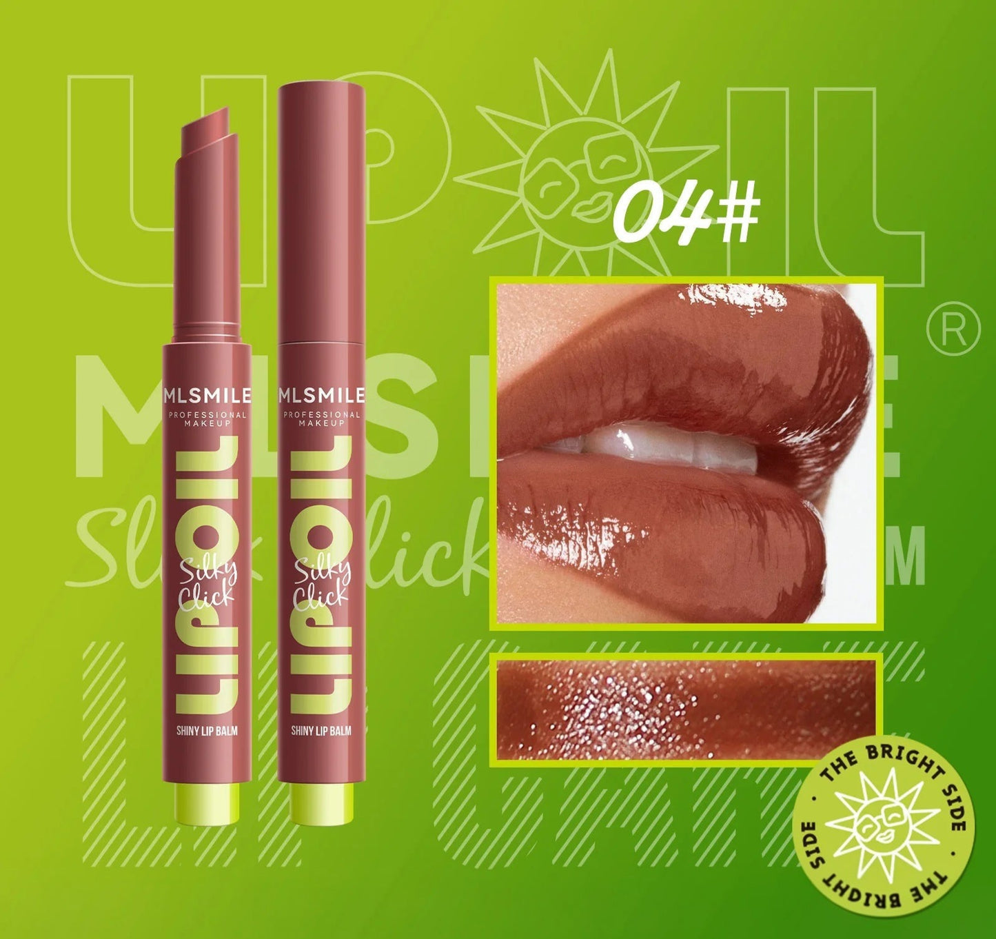 MLSMILE Multikleuren Zijdezachte Klik Lippenbalsem