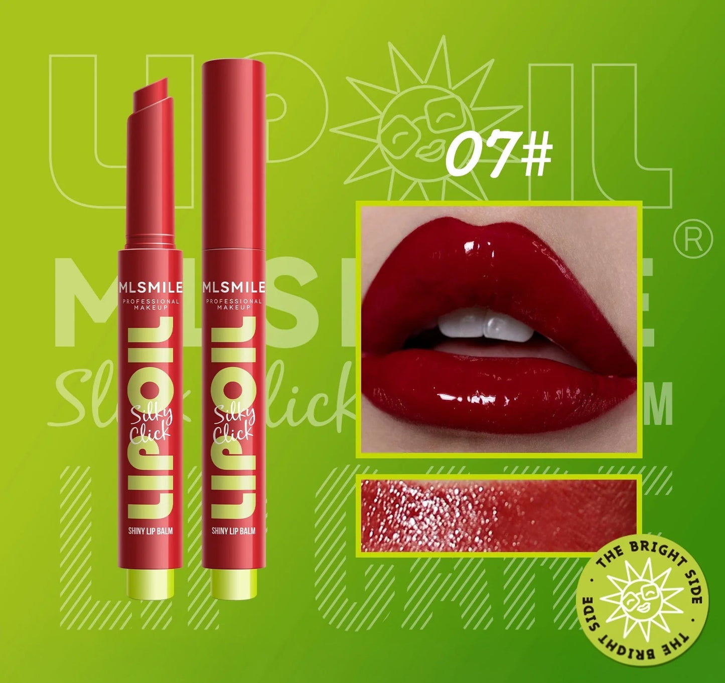 MLSMILE Multikleuren Zijdezachte Klik Lippenbalsem