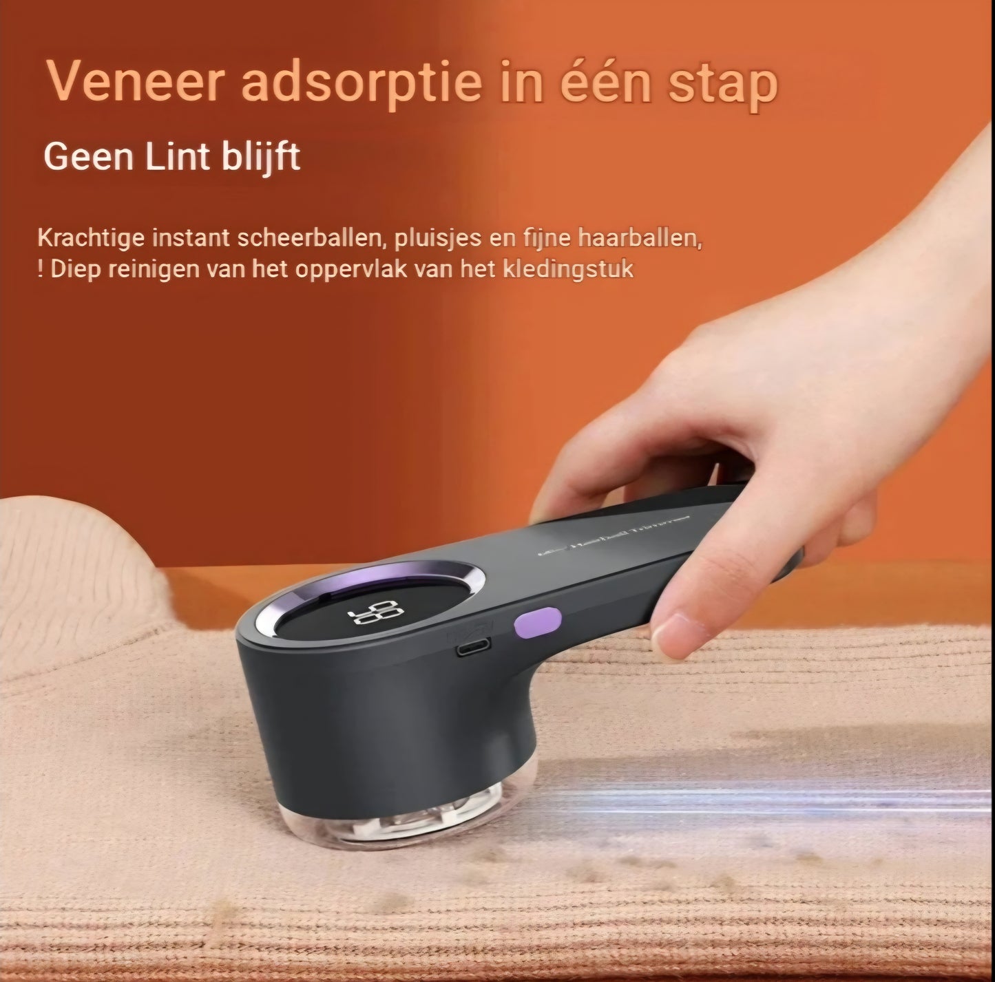 Krachtige Pluisverwijderaar