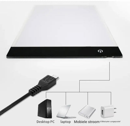 A4 led tekentablet dimbaar lichtbord voor kinderen