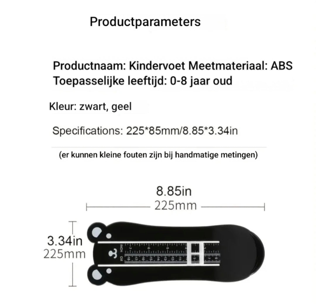 Voetmeetapparaat voor Kinderen